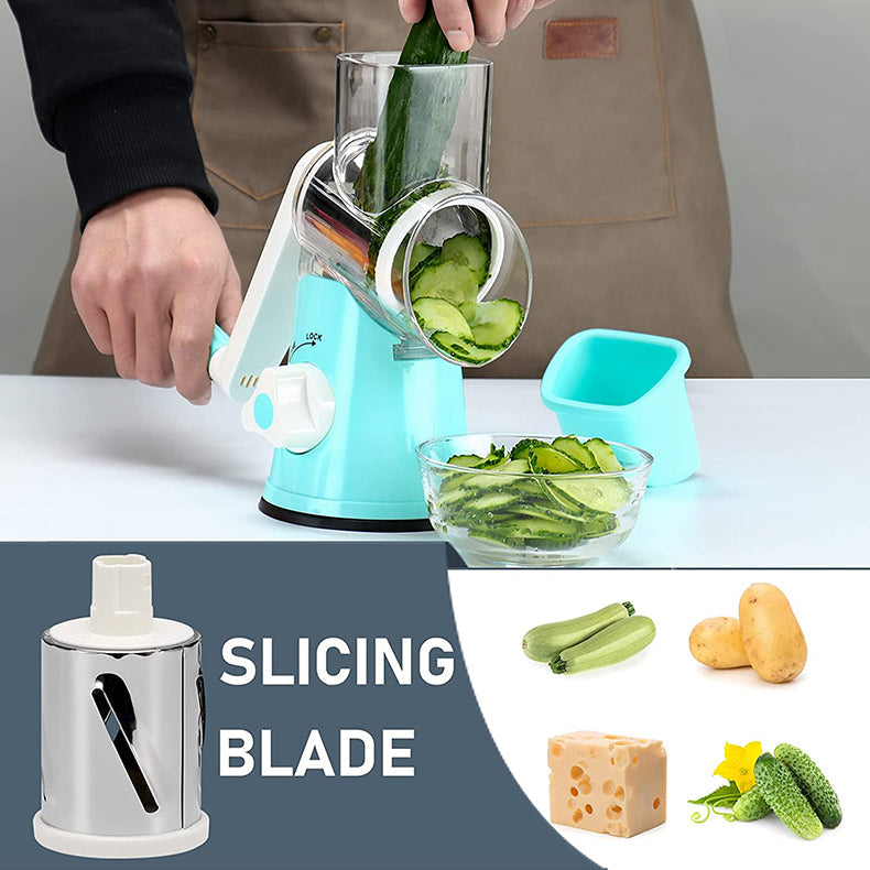 Manual Rotatory Vegetable slicer and Chopper